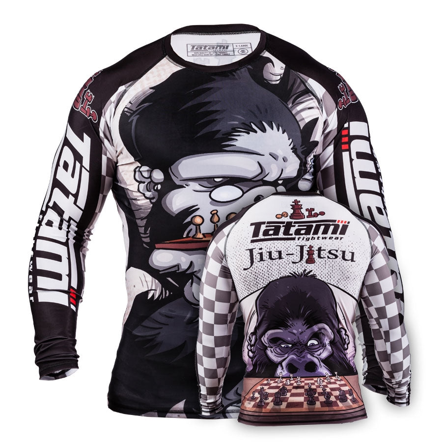 TATAMI CHESS GORILLA GRAPPLING RASHGUARD