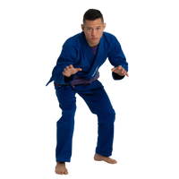 Basic BJJ DRAKT V2 - Blå