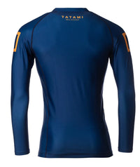 KATAKANA LONG SLEEVE Tatami Grappling RASHGUARD - Marineblå