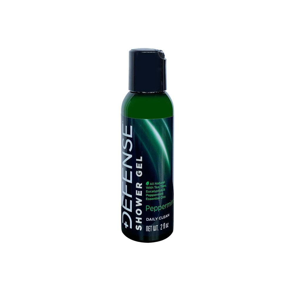 Defense Shower Gel Peppermint Oil Travel Size